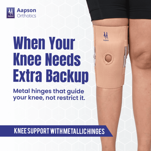 Knee Support with Metallic Hinges 2