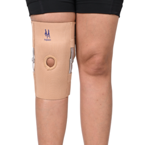 Hinged Knee Support Metallic