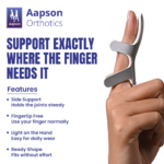 AAPSON Frog Splint for Finger Immobilization and Injury Recovery