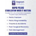 AAPSON Pelvic Binder Orthopaedic Belt for Pelvic Stabilization and Hip Support