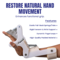 AAPSON Dynamic Radial Palsy Splint for Radial Nerve Injury Wrist and Finger Support