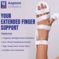 AAPSON Full Cock-Up Splint Wrist Brace for Left or Right Hand Stabilization