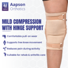 AAPSON Hinged Knee Cap Brace for Knee Joint Stability and Ligament Support