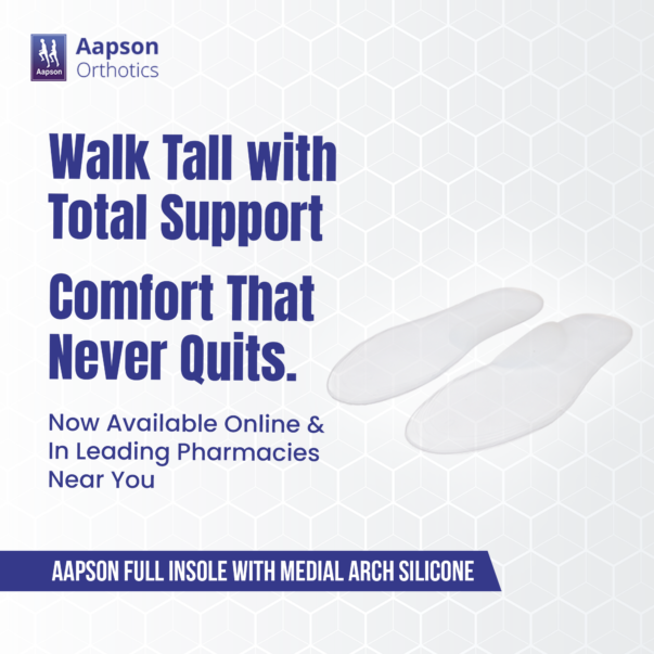 Aapson Full Insole with Medial Arch Silicone 2