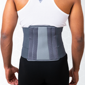 Lumbo Sacral Belt Contoured ( Deluxe ) Grey