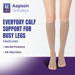 APSOPRESS Class I Compression Stockings – Knee High (15–20 mmHg)