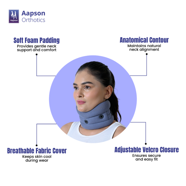 Soft Cervical Collar Grey 6