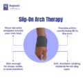 Elastic Silicone Medial Arch Support (Pair) 4