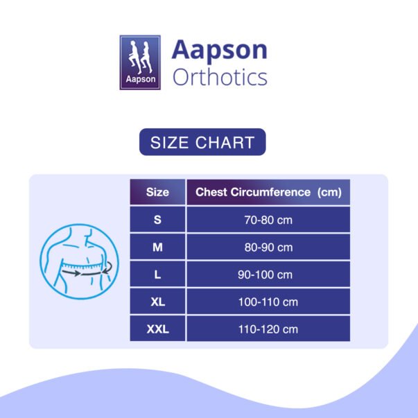 Aapson Chest Brace With Sternal Pad