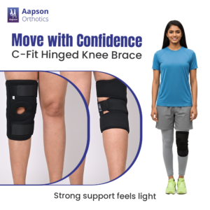 C-Fit Hinged Knee Support (Double Strapping)