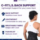 AAPSON C-Fit L.S. Belt Airprene Orthopaedic Lumbar Support Belt for Lower Back Pain Relief