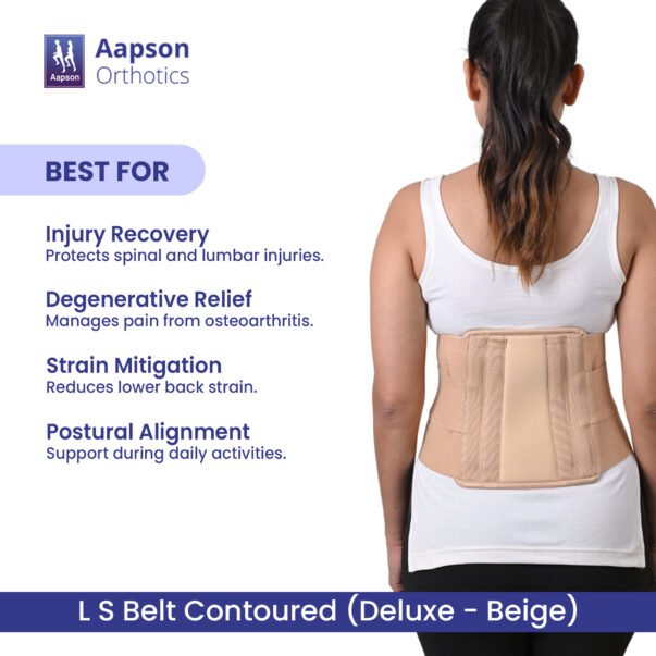 L S Belt Contoured (Deluxe - Beige)