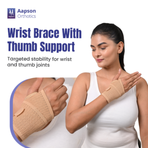 wrist brace with thumb