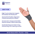 Wrist Brace With Thumb - Grey 3
